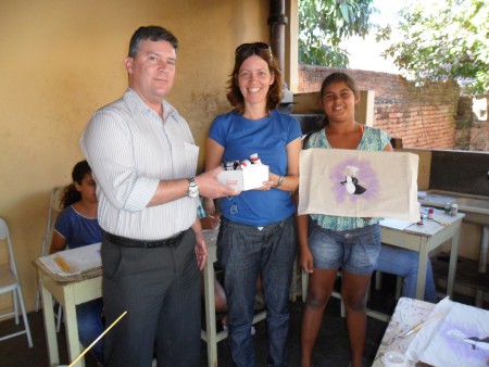 ONG NACAMP Recebendo a Visita do Diretor Geral do Banco do Brasil